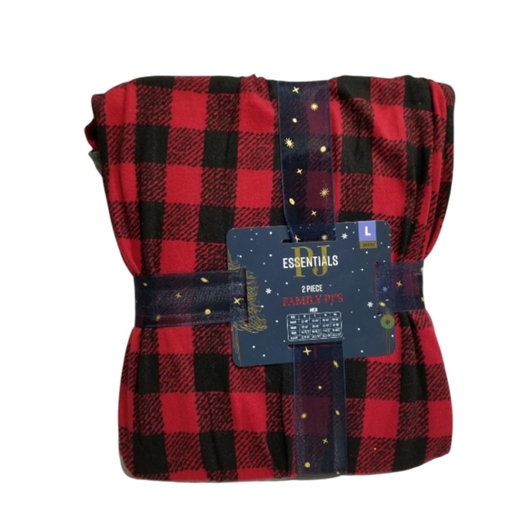 Christmas 2 Piece Plaid Pajama Set  Large - Picture 2 of 4